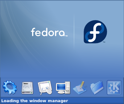 Fedora 8 Login Splash Screen